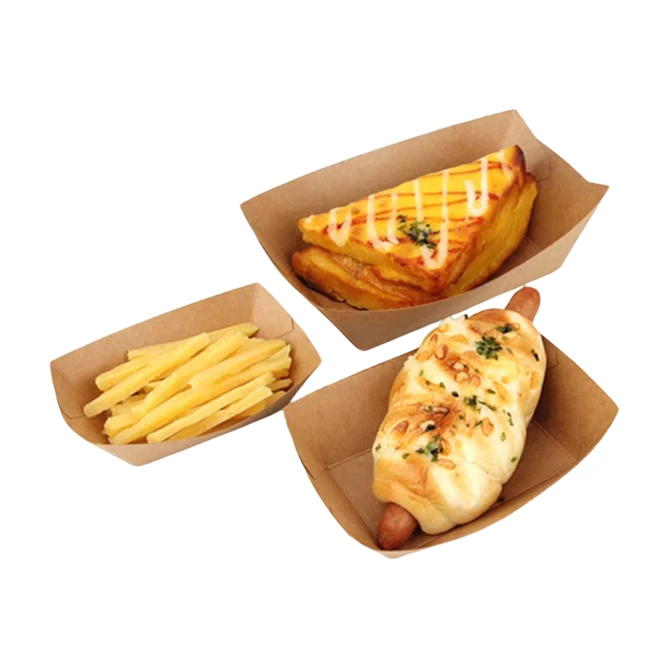 kraft boat tray 01 kraft boat tray 01
